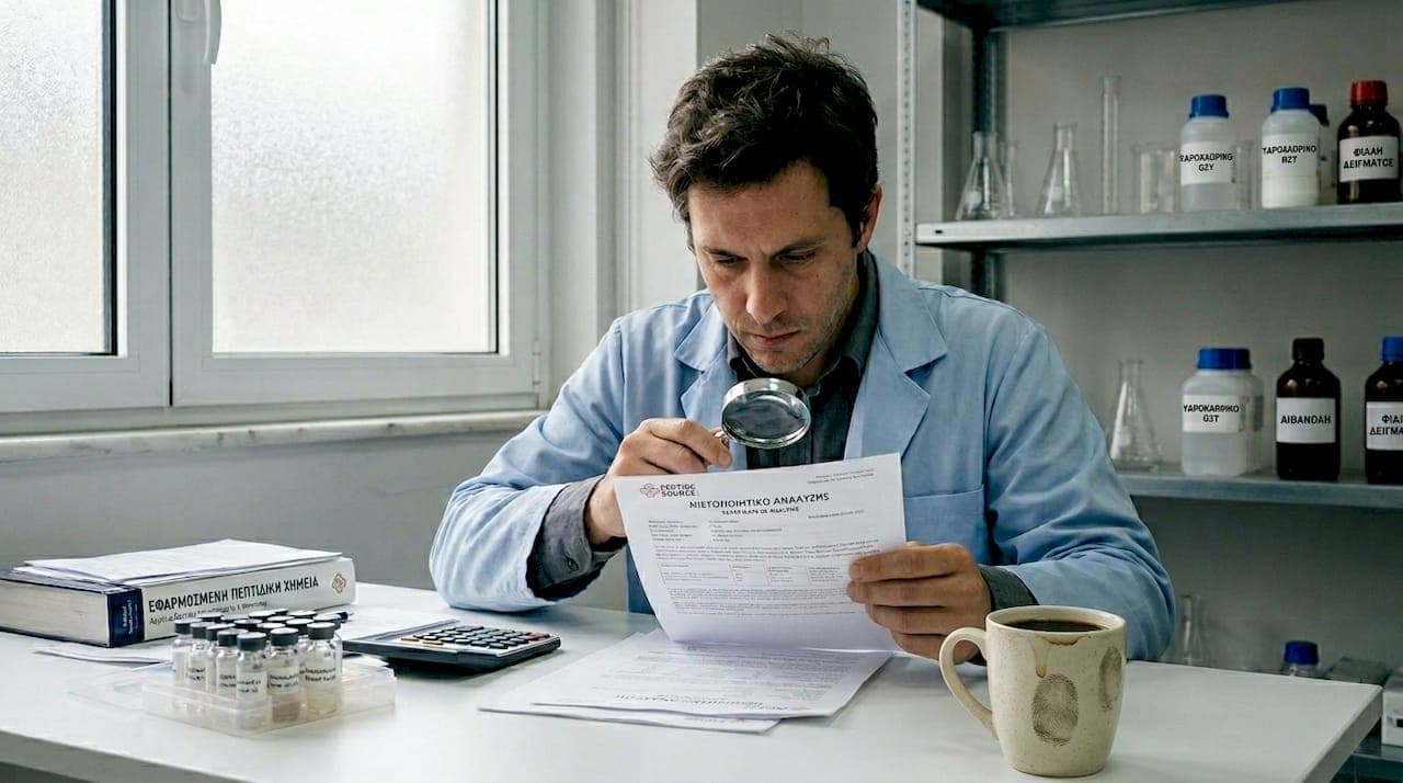 8 κριτήρια για ασφαλή επιλογή πεπτιδίου: ποιότητα και έλεγχος